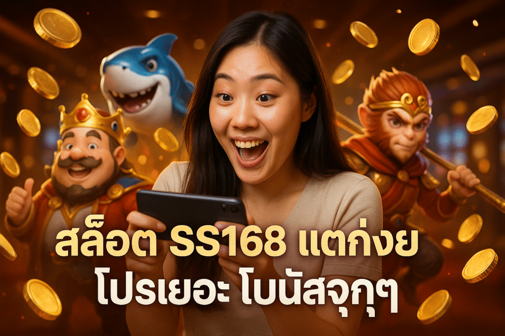 สล็อต SS168 แตกง่าย โปรเยอะ โบนัสจุกๆ